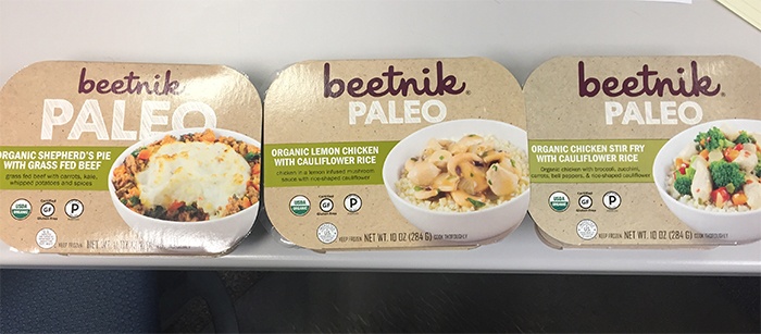 Beetnik Paleo Organic frozen meals